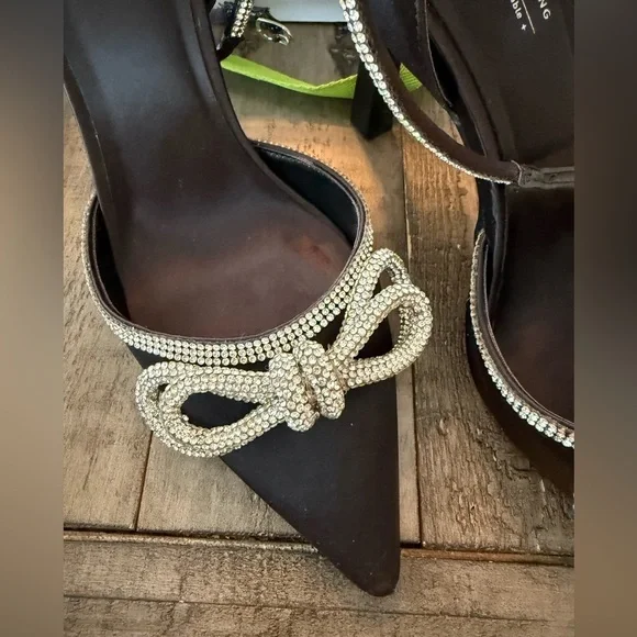 Call it Spring Galaa Rhinestone High Heels, size 7.5. - Picture 2 of 14